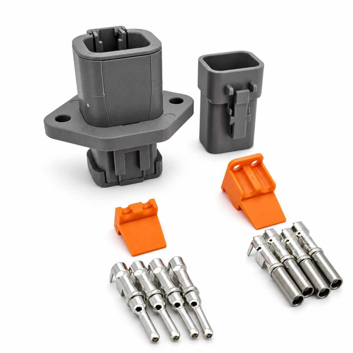 4 Pin DTP Panel Mount Series Connector DTP06-4S DTP04-4P DTP04-4P-L012 4988820 – D56/4pinM+F – image 2