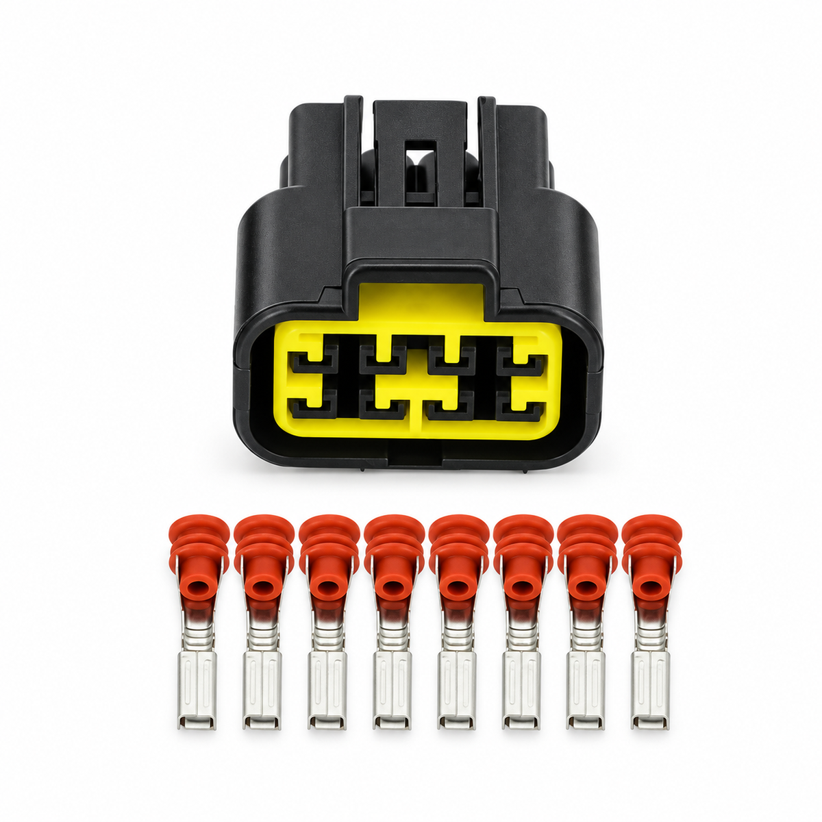 8 Pin Way Furukawa 2.3mm Male Female Connector Kit FW-C-8M-B / FW-C-8F-B – D65/PNK 07.R/M+F – image 3