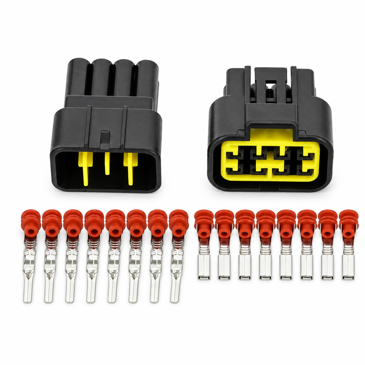 8 Pin Way Furukawa 2.3mm Male Female Connector Kit FW-C-8M-B / FW-C-8F-B – D65/PNK 07.R/M+F – image 5