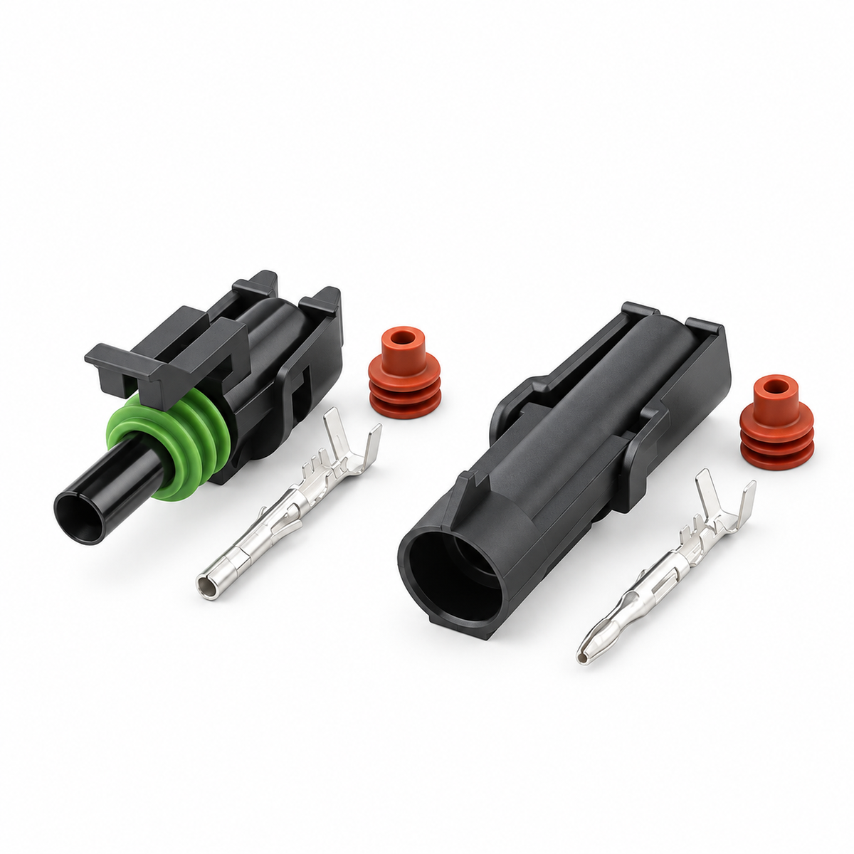 Delphi 2.5 Series Automobile Connector 1 2 3 4 6 Pin Waterproof Harness Plug 12015792 – D68/MnF/1pin – image 1