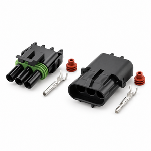 Delphi 2.5 Series Automobile Connector 1 2 3 4 6 Pin Waterproof Harness Plug 12015792 – D68/MnF/1pin – image 3
