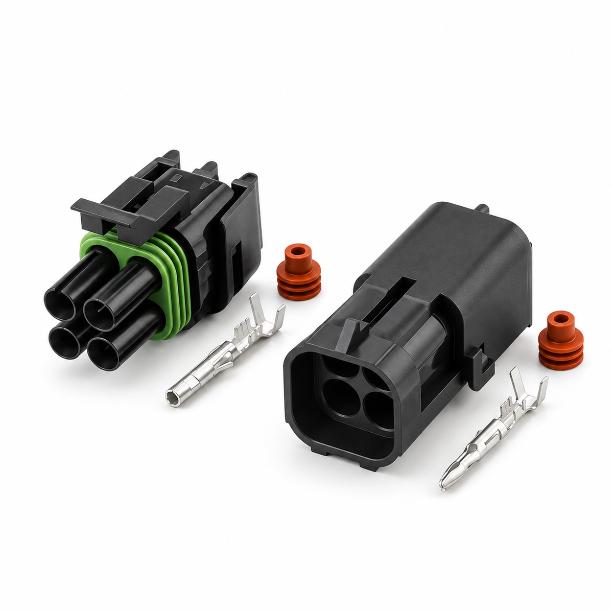 Delphi 2.5 Series Automobile Connector 1 2 3 4 6 Pin Waterproof Harness Plug 12015792 – D68/MnF/1pin – image 4
