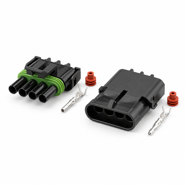 Delphi 2.5 Series Automobile Connector 1 2 3 4 6 Pin Waterproof Harness Plug 12015792 – D68/MnF/1pin – image 5