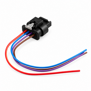 4F0973704 Female Pressure Sensor/MAF Sensor Connector 4 Pin For VW Audi Skoda – D7/cable.o03 – image 1