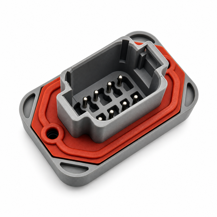 Deutsch DT PCB Mount Connector with Mating Plug 2 4 6 8 12 Pin DT15 Header – DT-2pin+PCB-DT15-2Pin – image 6