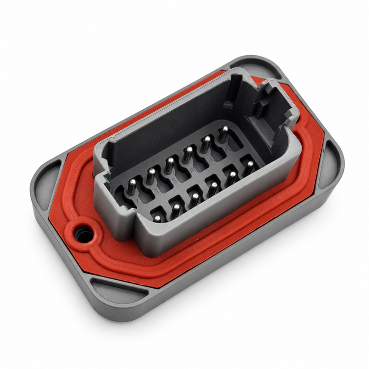 Deutsch DT PCB Mount Connector with Mating Plug 2 4 6 8 12 Pin DT15 Header – DT-2pin+PCB-DT15-2Pin – image 8