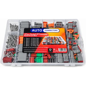 For Deutsch DT Connectors Plug Kit 317pcs Automotive DT-04 2, 3, 4, 6, 8 & 12 Way – DT-317PCS SET – image 2