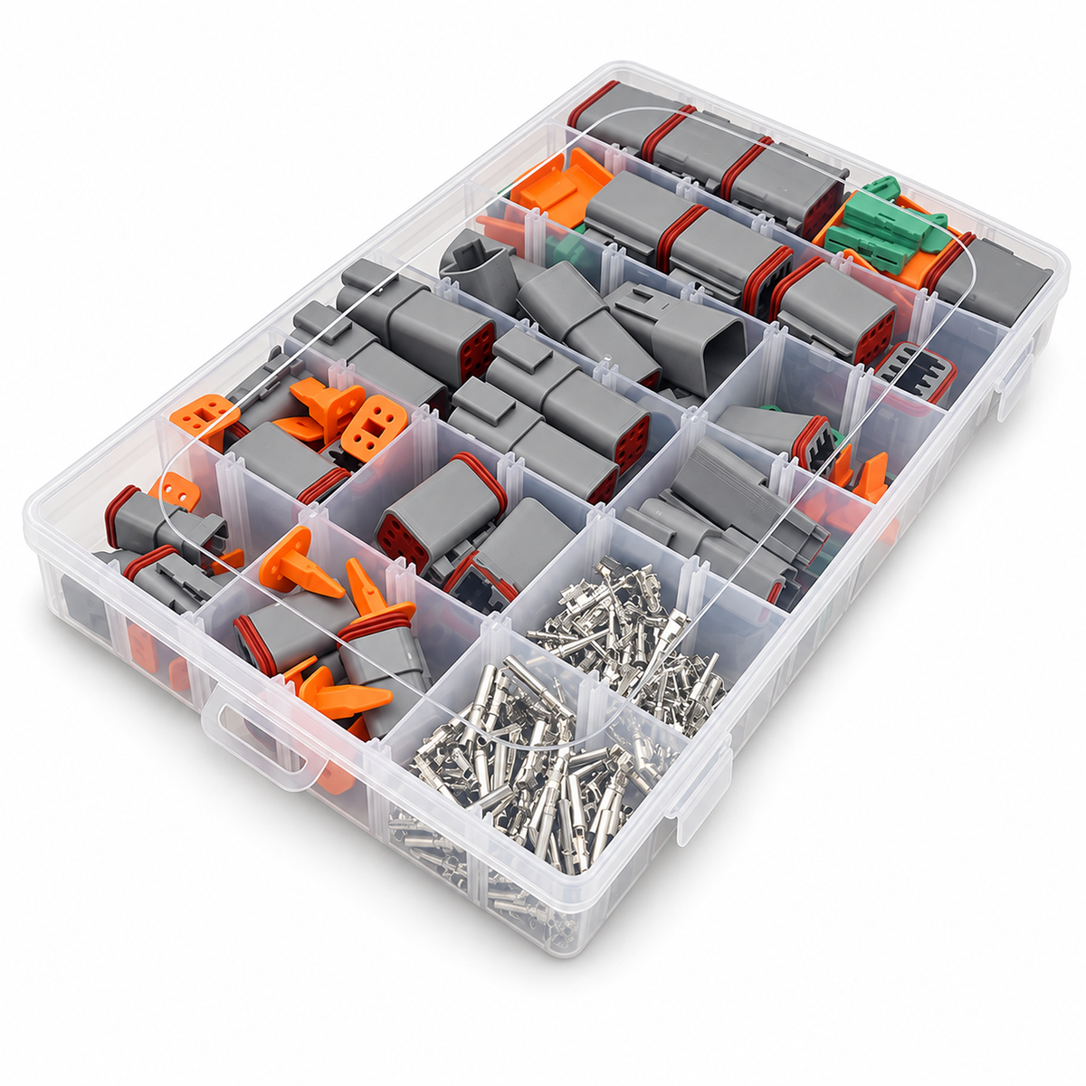 For Deutsch DT Connectors Plug Kit 317pcs Automotive DT-04 2, 3, 4, 6, 8 & 12 Way – DT-317PCS SET – image 3