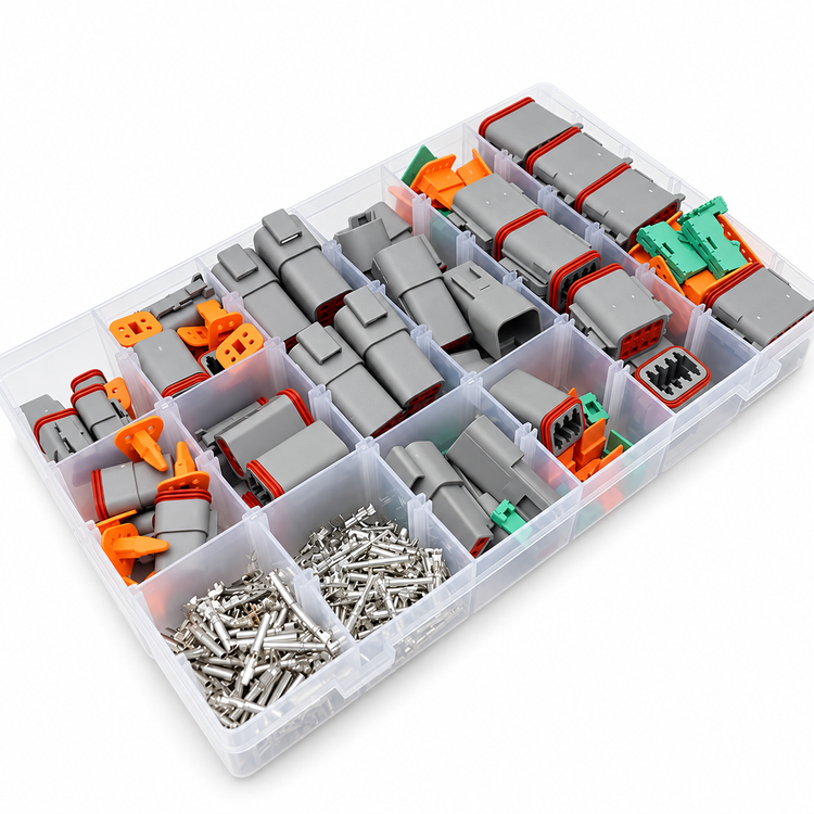 For Deutsch DT Connectors Plug Kit 317pcs Automotive DT-04 2, 3, 4, 6, 8 & 12 Way – DT-317PCS SET – image 8