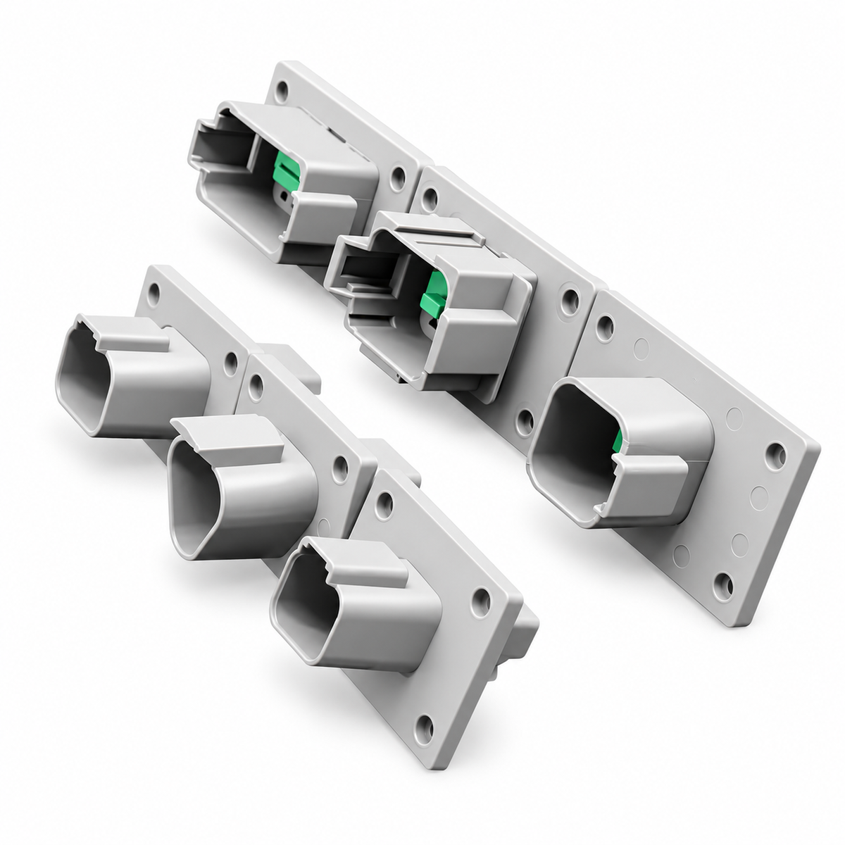 Deutsch DT Panel Flange Mount Male & Female Connector Sets 4 6 8 12 Pin – DT/Flange-4to12/X68-X73 – image 6