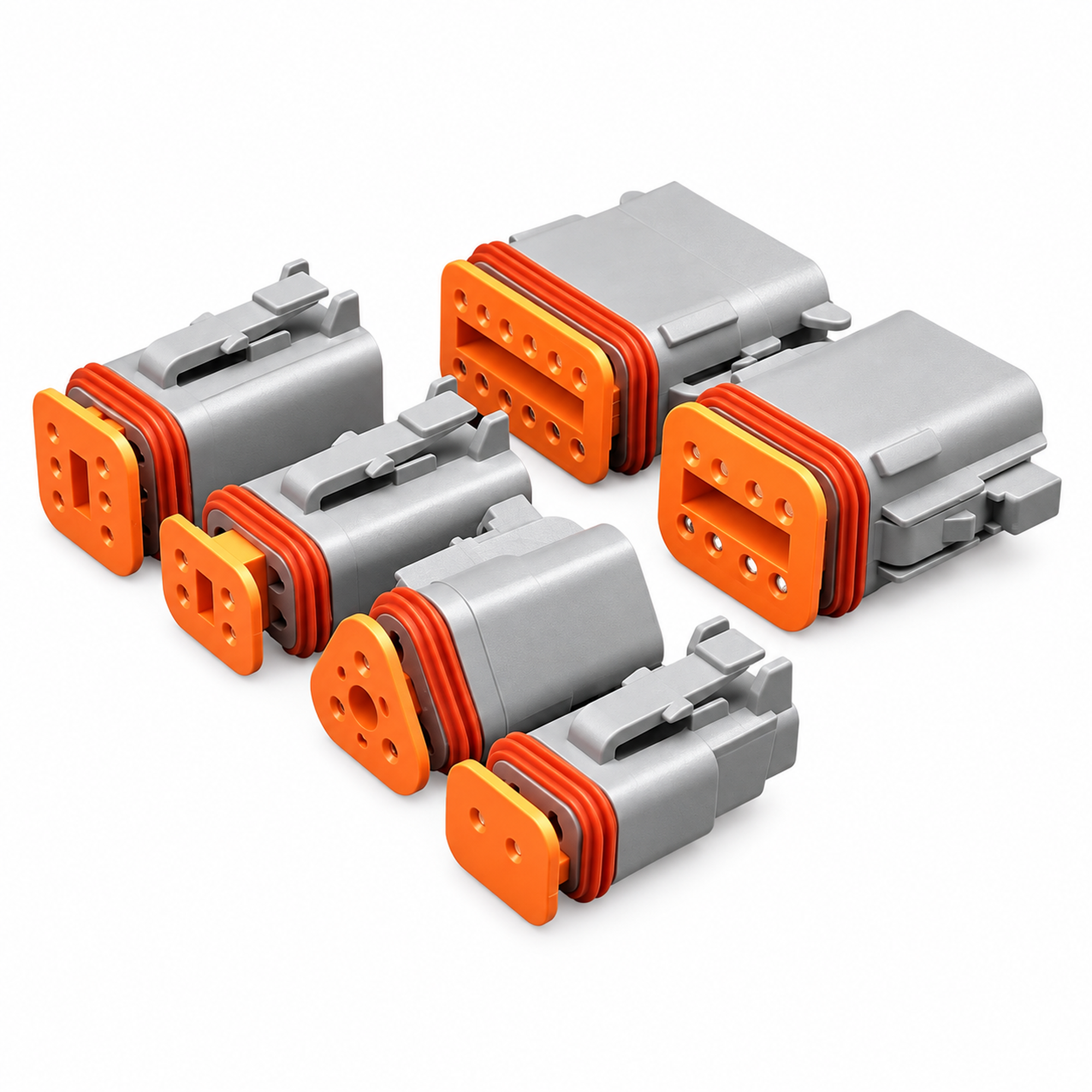 Deutsch DT Panel Flange Mount Male & Female Connector Sets 4 6 8 12 Pin – DT/Flange-4to12/X68-X73 – image 8