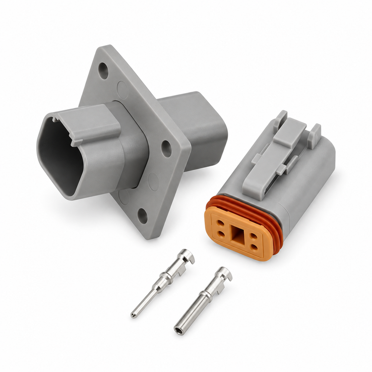 Deutsch DT Panel Flange Mount Male & Female Connector Sets 4 6 8 12 Pin – DT/Flange-4to12/X68-X73 – image 12
