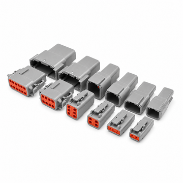 Deutsch DTM 2/3/4/6/8/12 Pin Waterproof Electrical Wire Male & Female Connector Kit with Pins 20-24 AWG