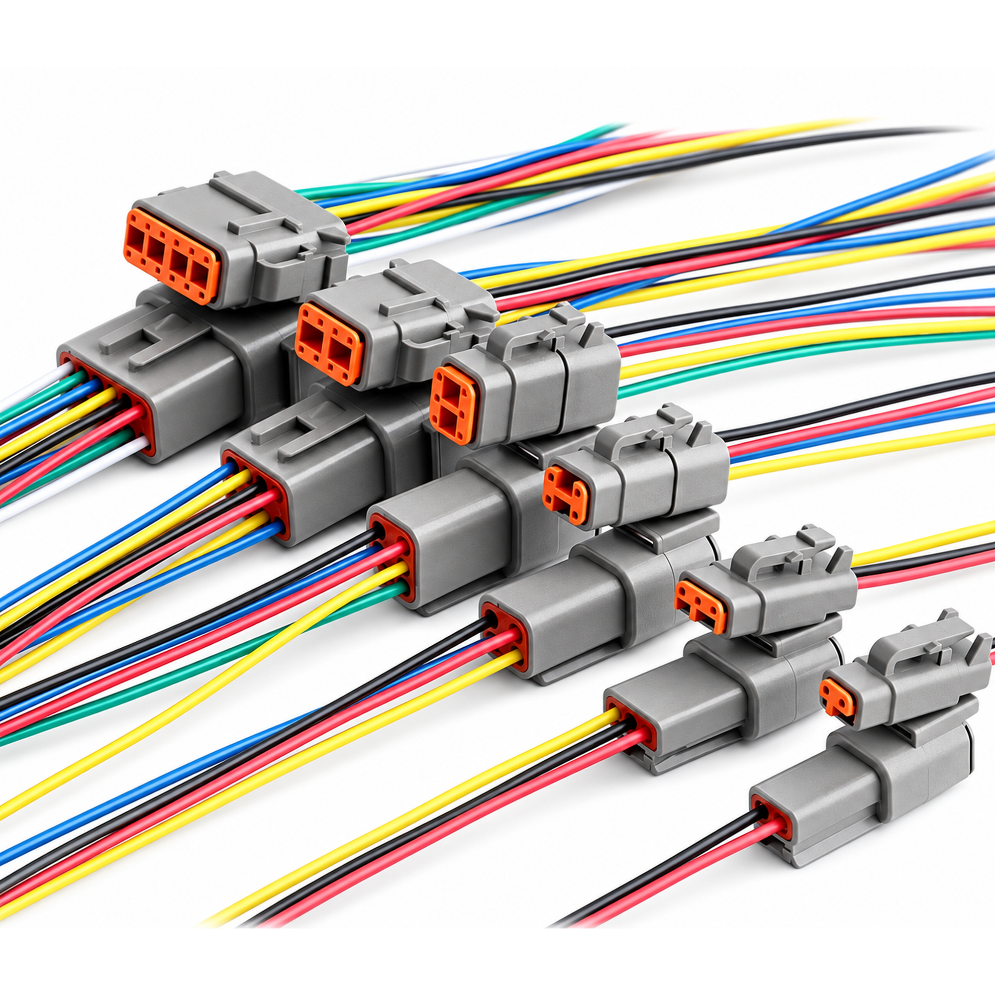 Deutsch DTM 12 Pin Connector Male & Female Prewired DTM06-12S DTM04-12P – DTM/12pin/WIRED – image 2