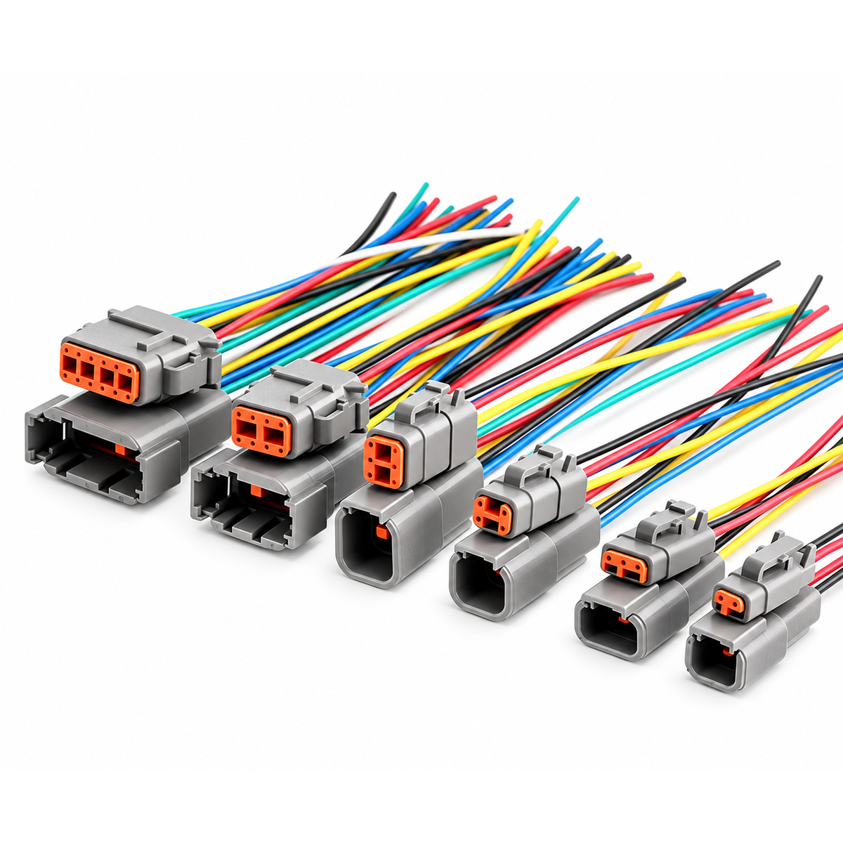 Deutsch DTM 12 Pin Connector Male & Female Prewired DTM06-12S DTM04-12P – DTM/12pin/WIRED – image 3