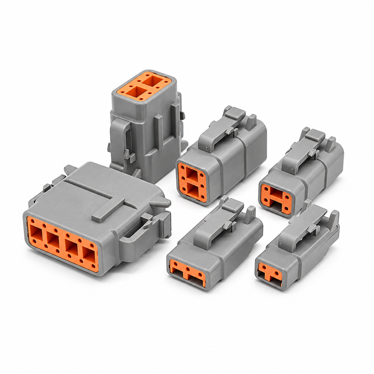 Deutsch DTM 2/3/4/6/8/12 Pin Waterproof Electrical Wire Male & Female Connector Kit with Pins – DTM/2pin/UNWIRED – image 3
