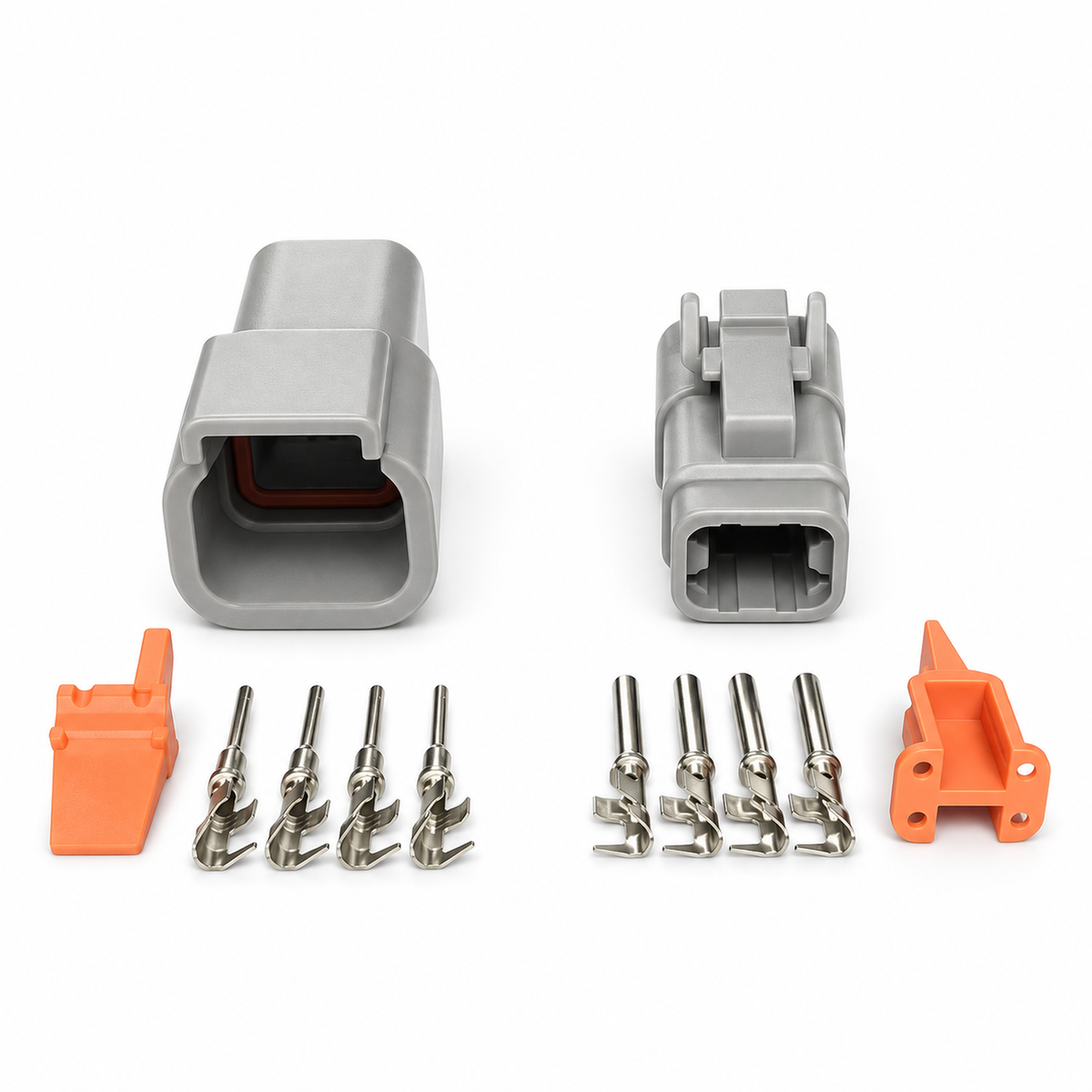 Deutsch DTM 2/3/4/6/8/12 Pin Waterproof Electrical Wire Male & Female Connector Kit with Pins – DTM/2pin/UNWIRED – image 6