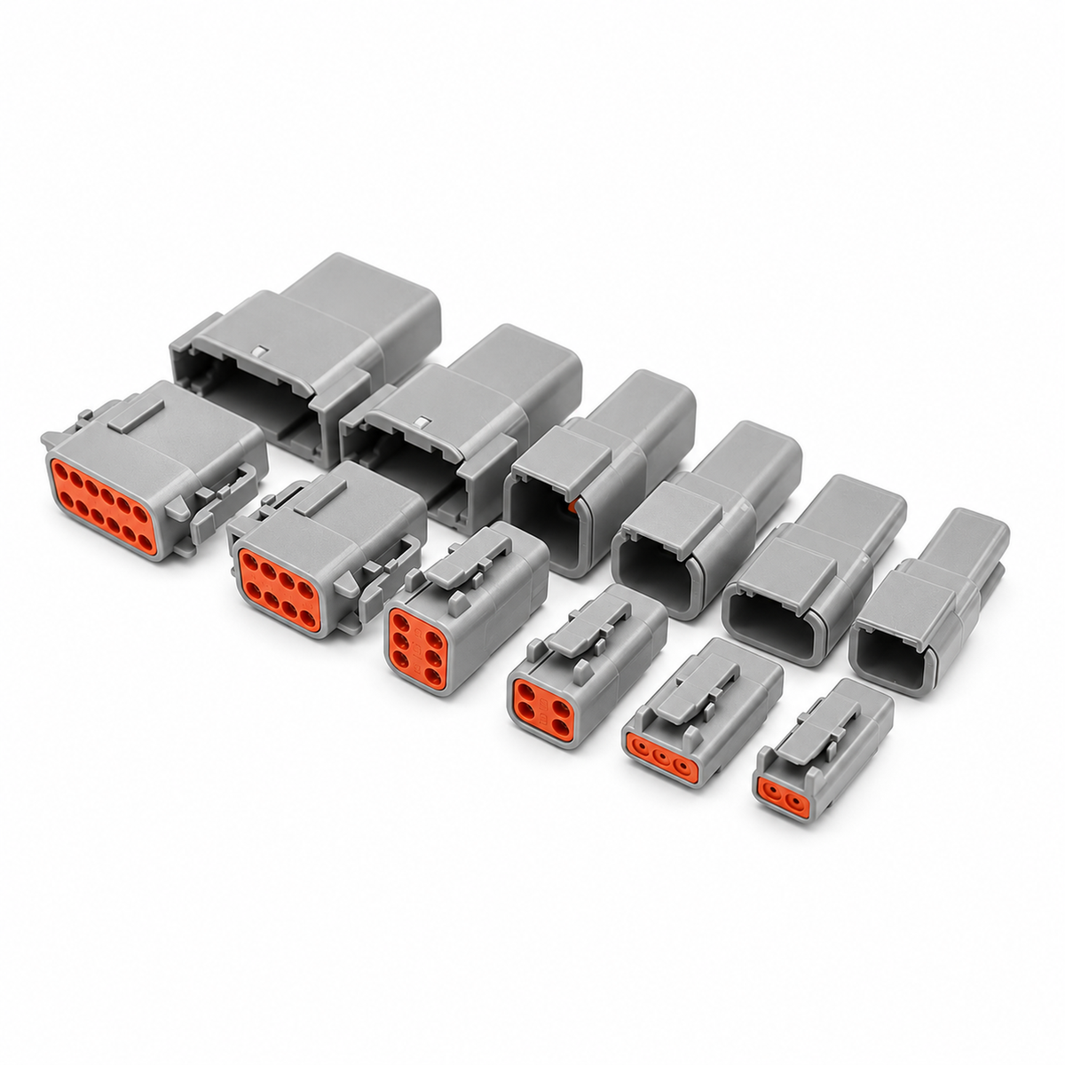 Deutsch DTM 2/3/4/6/8/12 Pin Waterproof Electrical Wire Male & Female Connector Kit with Pins – DTM/2pin/UNWIRED – image 15