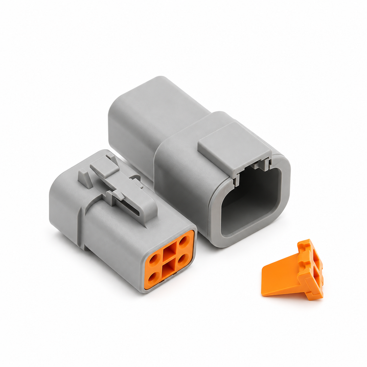 Deutsch DTP Series 2 4 Pin Connector Kit DTP04-2P DTP06-2S DTP04-4P DTP06-4S – DTP/2pinM+F – image 2