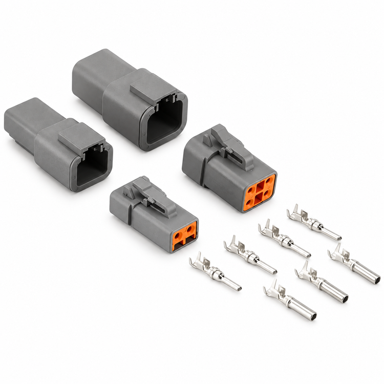 Deutsch DTP Series 2 4 Pin Connector Kit DTP04-2P DTP06-2S DTP04-4P DTP06-4S