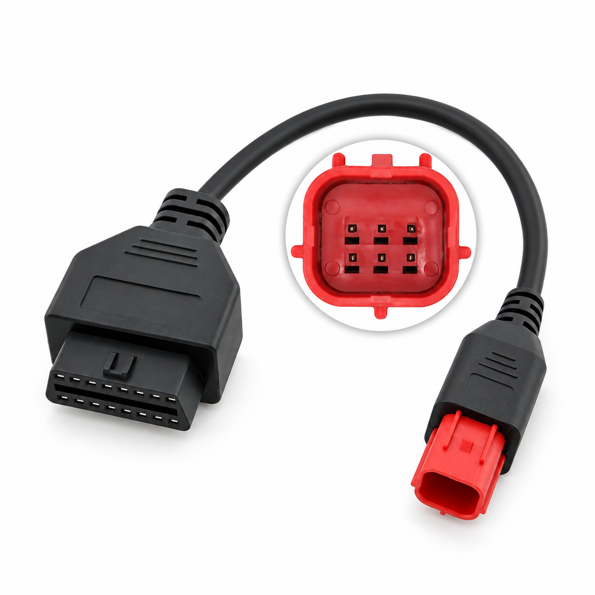 6 Pin OBD2 Euro 5 Motorcycle Diagnostic Cable Diagnostic Adapter Connector Plug – E187/OBD – image 2