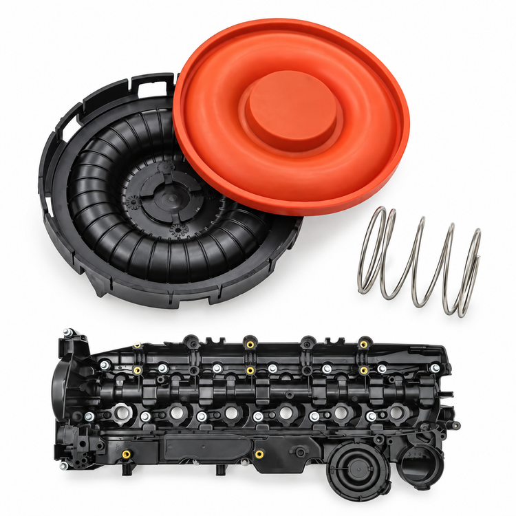 Engine Valve Cover PCV Valve Membrane Cap for BMW 3 4 5 7 X3 X4 X5 X6 N57 - 11127800309 – E208/PCVvalve – image 2