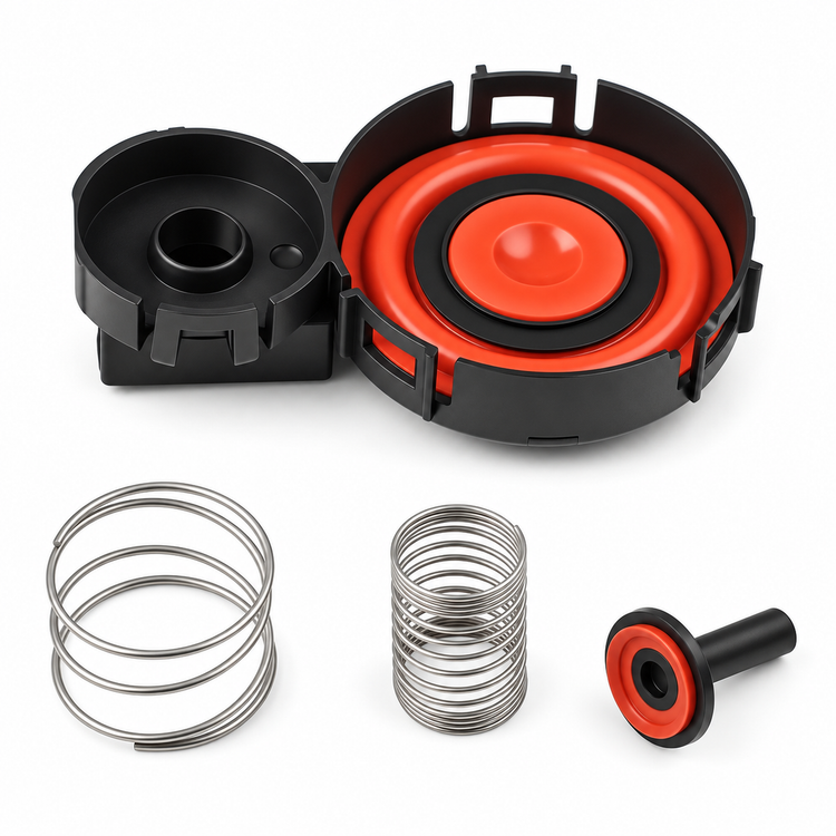 PCV Rocker Valve Cover Cap Repair Kit for Citroen Peugeot Ford 1.6 E-HDI HDI 9688939180 – E209/PCVvalve-cap – image 1
