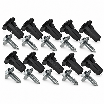20pcs Wheel Arch Liner Clip Nylon with Screw 9018906157 Compatible with Toyota