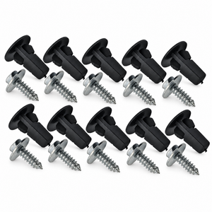 20pcs Wheel Arch Liner Clip Nylon with Screw 9018906157 Compatible with Toyota – E219/10xClip+10xScrew – image 5