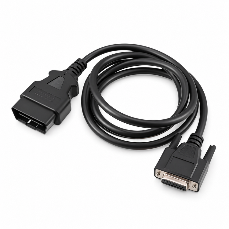 OBD2 OBDII Main Cable Diagnostic Tool Cable for Launch X431 CRP129 CRP123 Creader VII VIII - 152cm Total Length