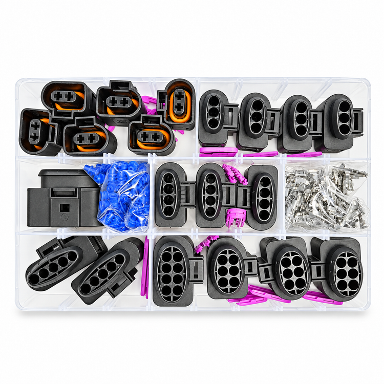 20pcs 3.5mm Waterproof Connector Kit for VW Audi Seat Skoda Porsche Ignition Coil, Horn, – E229/3.5mm/20pcsKIT – image 6