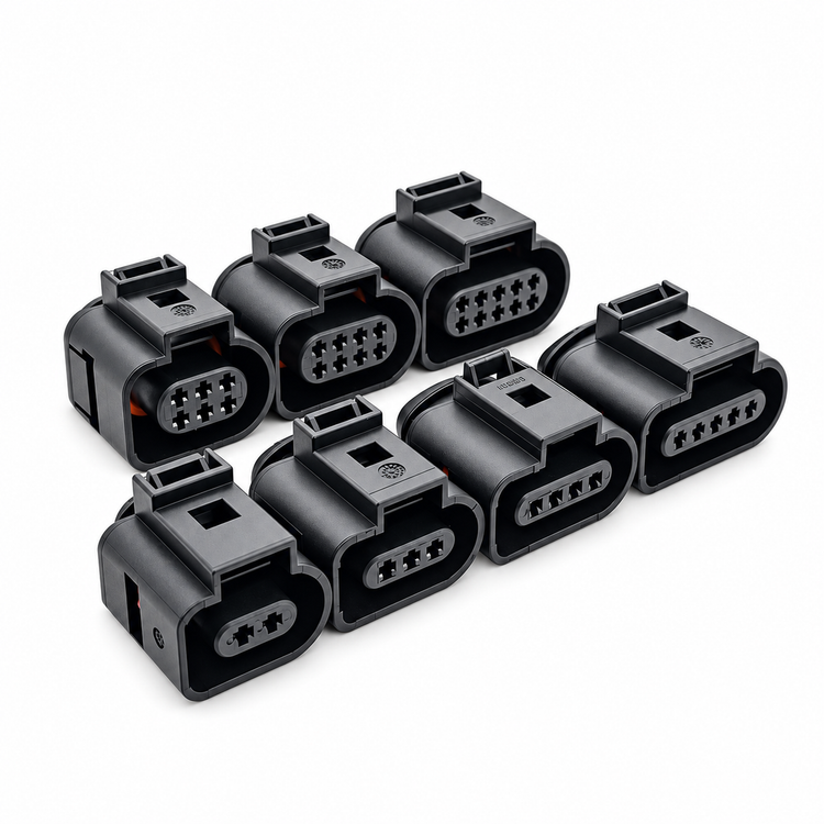 20pcs - 1.5mm Series 2, 3, 4, 5, 6, 8 Pin Waterproof Ignition Coil & Sensor Connector Kit – – E230/1.5series/20pcs – image 2