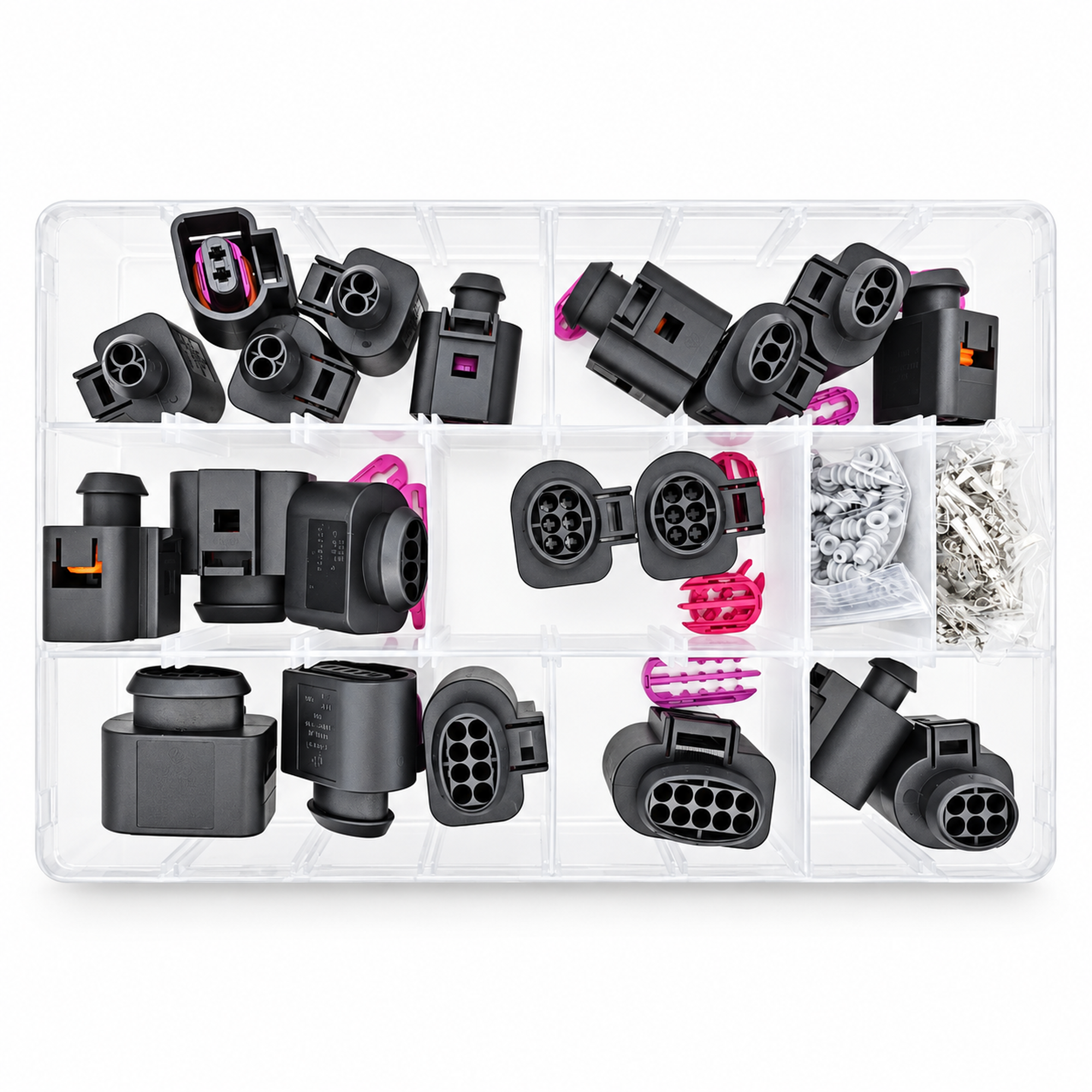 20pcs - 1.5mm Series 2, 3, 4, 5, 6, 8 Pin Waterproof Ignition Coil & Sensor Connector Kit – – E230/1.5series/20pcs – image 5