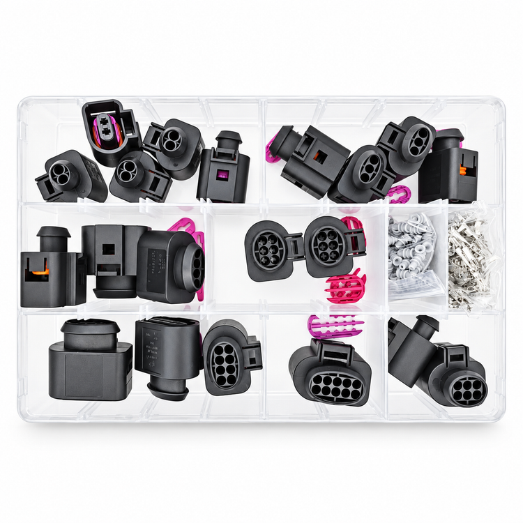 20pcs - 1.5mm Series 2, 3, 4, 5, 6, 8 Pin Waterproof Ignition Coil & Sensor Connector Kit – – E230/1.5series/20pcs – image 5