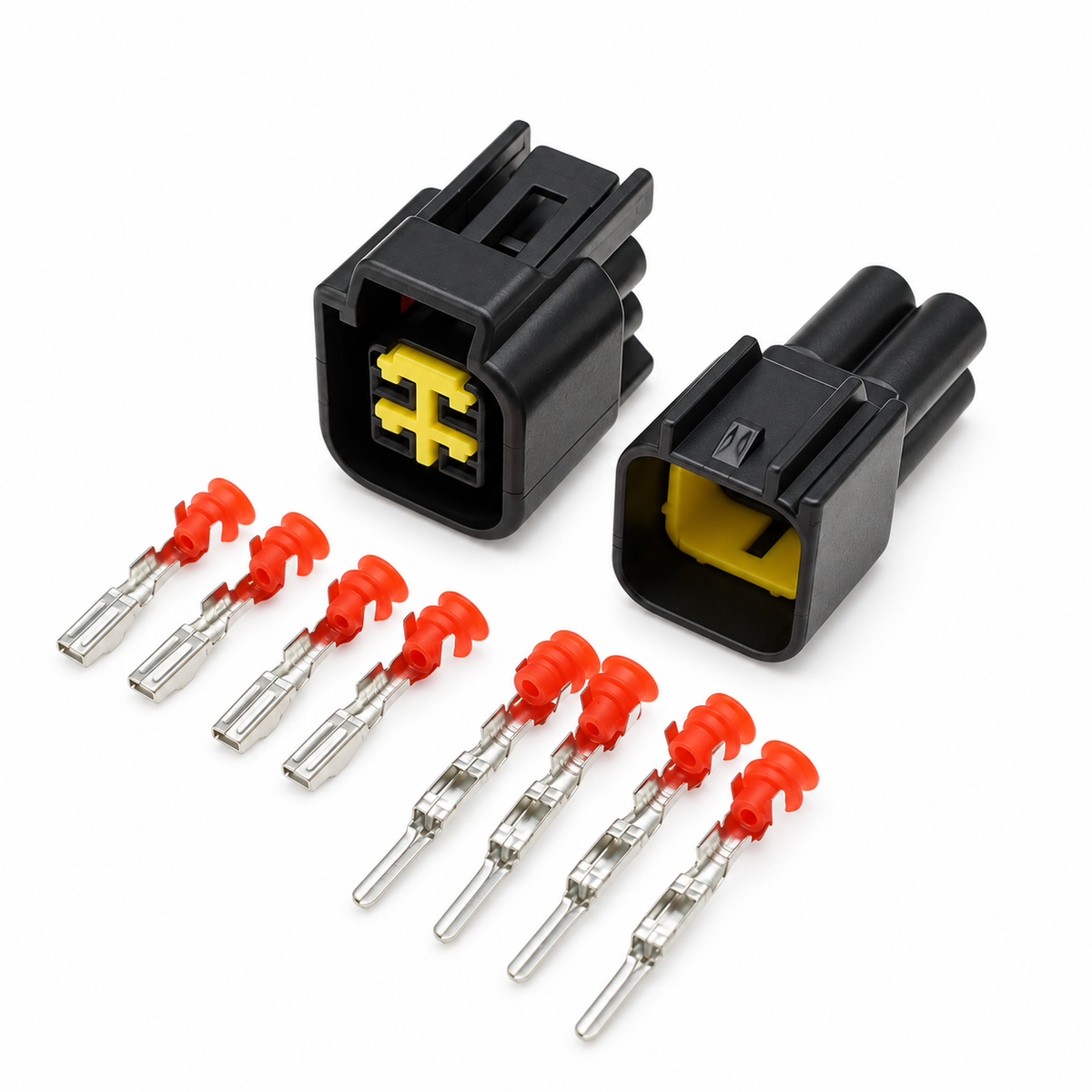 50pcs Furukawa Connector Kit 2 3 4 6 8 9 16 Pin Female & Male 2.3 FW-C 12444-5504-2 – E231/50pcsFurukawaKit – image 4