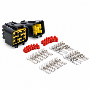 50pcs Furukawa Connector Kit 2 3 4 6 8 9 16 Pin Female & Male 2.3 FW-C 12444-5504-2 – E231/50pcsFurukawaKit – image 9