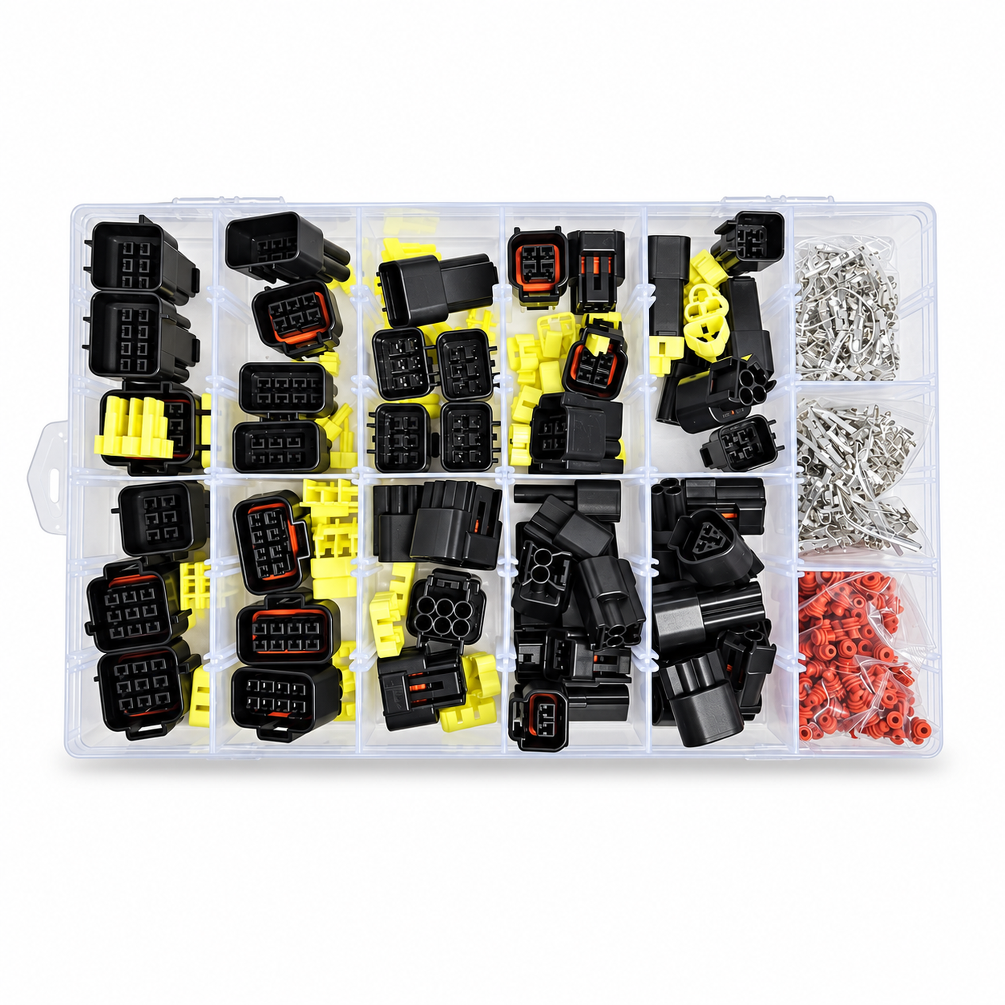 50pcs Furukawa Connector Kit 2 3 4 6 8 9 16 Pin Female & Male 2.3 FW-C 12444-5504-2 – E231/50pcsFurukawaKit – image 10