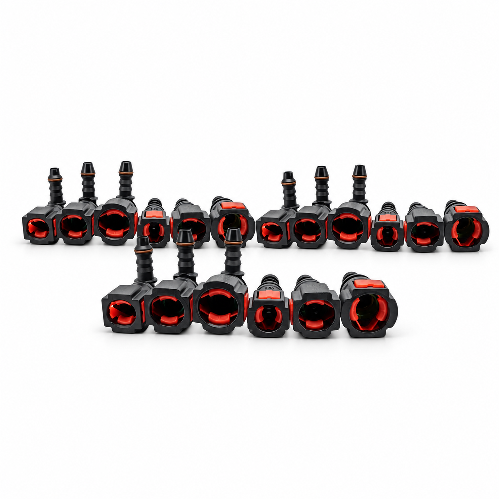 18pcs 90° & Straight AdBlue Connectors Assortment Kit Set with Sizes: 9.49 x 6mm, 7.89 x 6mm – E233/18pcsADbluekit – image 2