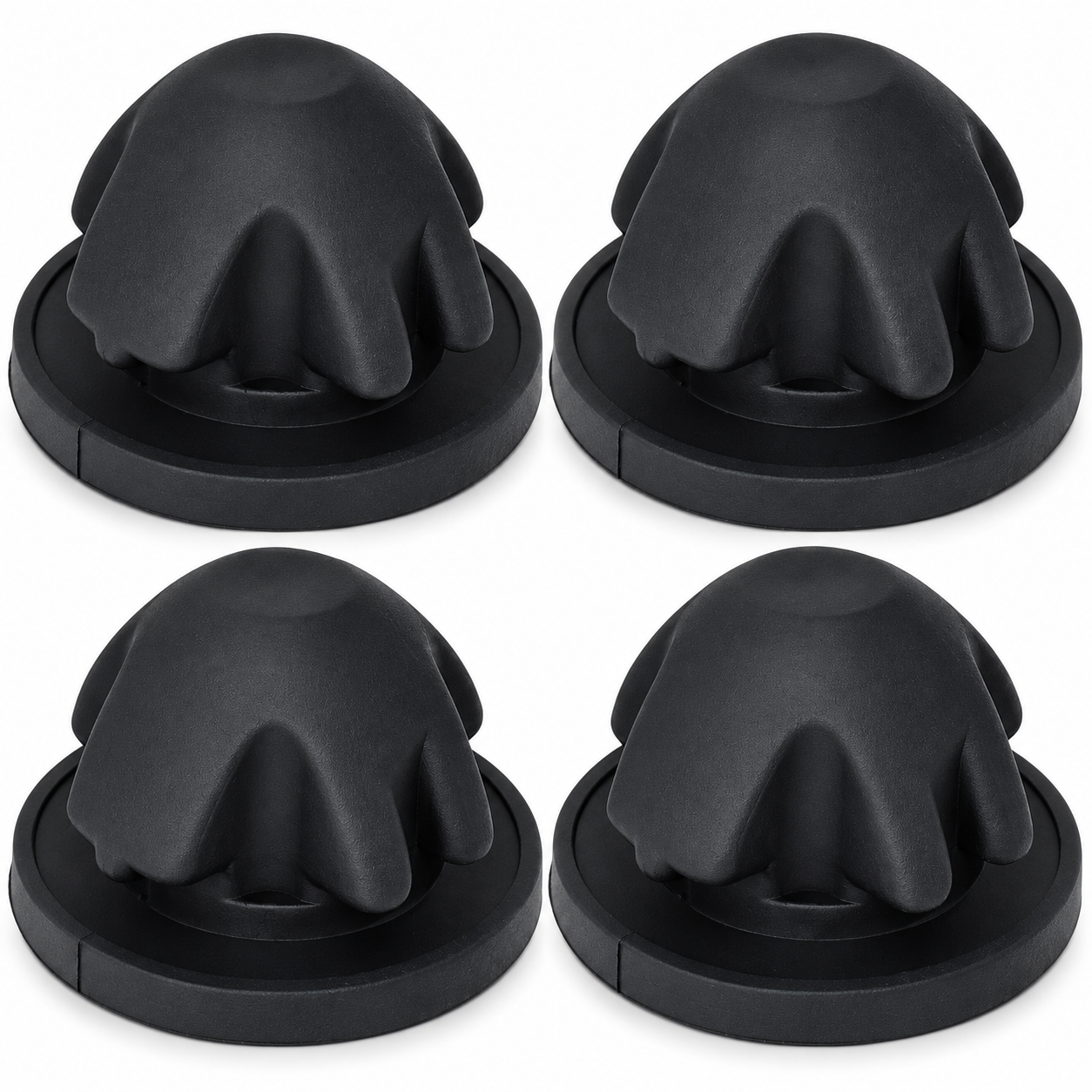 4pcs Engine Cover Trim Rubber Mount Gromments for Mini & BMW 11127614138