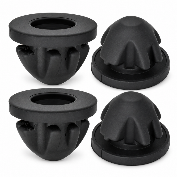 4pcs Engine Cover Trim Rubber Mount Gromments for Mini & BMW 11127614138 – E240/4pc-rubber – image 1