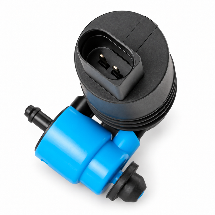 Front Rear Windscreen Washer Pump Motor Twin Outlet Screen Wash Fluid Jet Spray Pump 1J6955651 – E245/washpump – image 1
