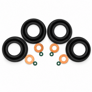 Fuel Injector Seal Washer O Ring Set Fits Ford Audi VW Seat Skoda 03L103070A - 16pcs Set – E256/12-O'Rings – image 1