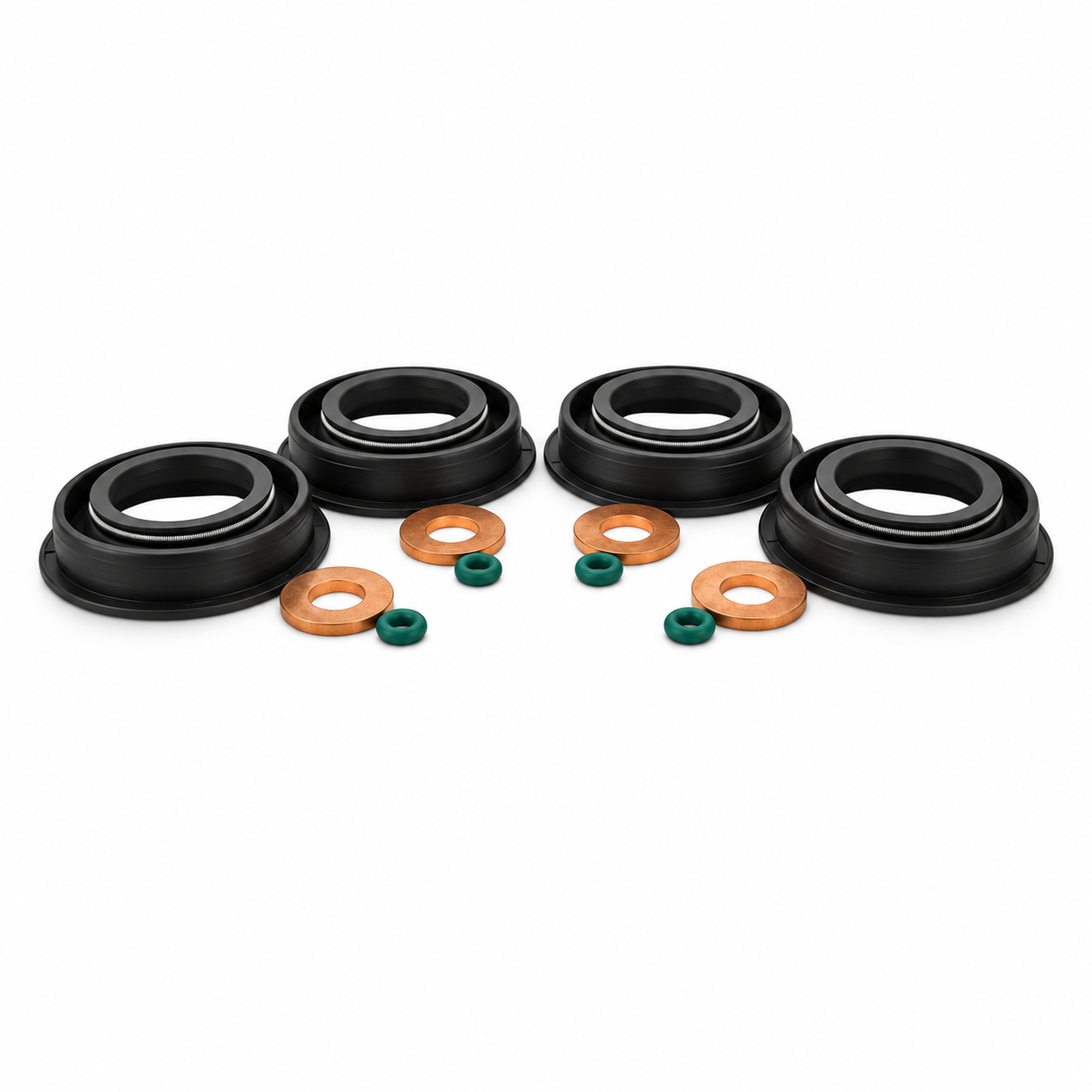 Fuel Injector Seal Washer O Ring Set Fits Ford Audi VW Seat Skoda 03L103070A - 16pcs Set – E256/12-O'Rings – image 4