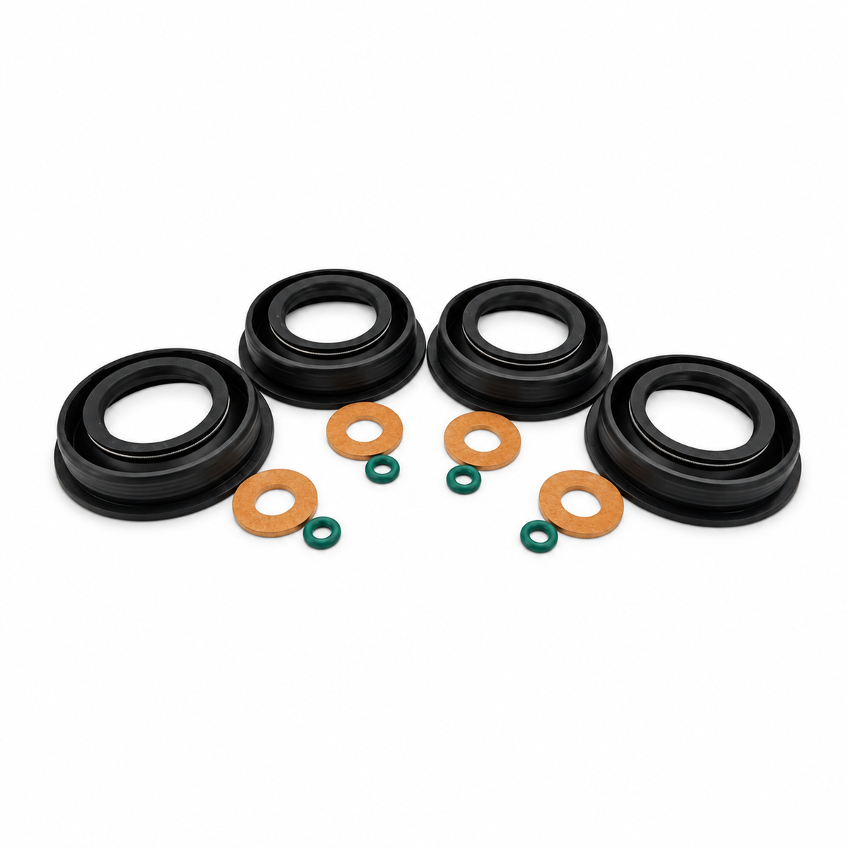 Fuel Injector Seal Washer O Ring Set Fits Ford Audi VW Seat Skoda 03L103070A - 16pcs Set – E256/12-O'Rings – image 5