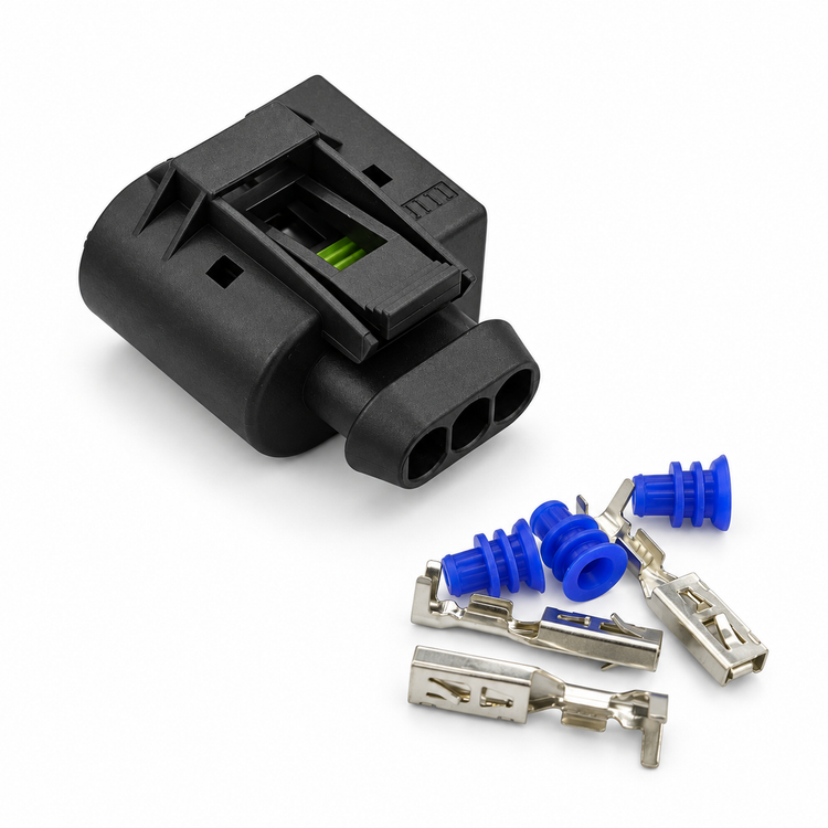 Injector ABS Connector 3 Pin Plug 09441391 50290970 Kostal for Benz For BMW – E286-3pin – image 1
