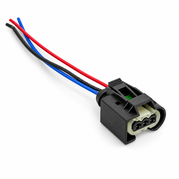 Crankshaft Sensor Plug 3 Pin Connector 09441392 Injector Oil Pressure For BMW – E287-3pin-wired – image 5