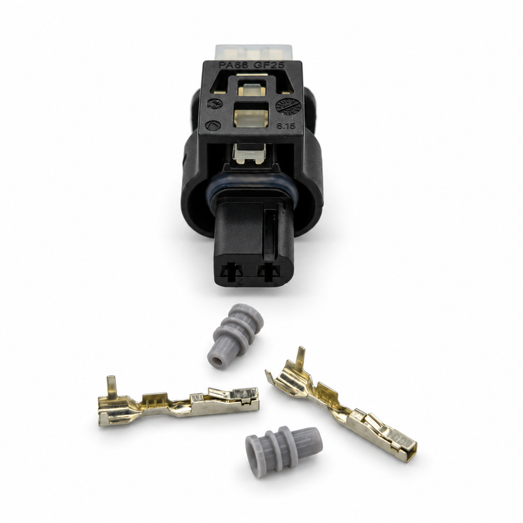 Fuel Pump Plug 2 Pin Connector 872-857-561 872-863-561 7543312-02 BMW Benz VW – E299-2pin – image 1