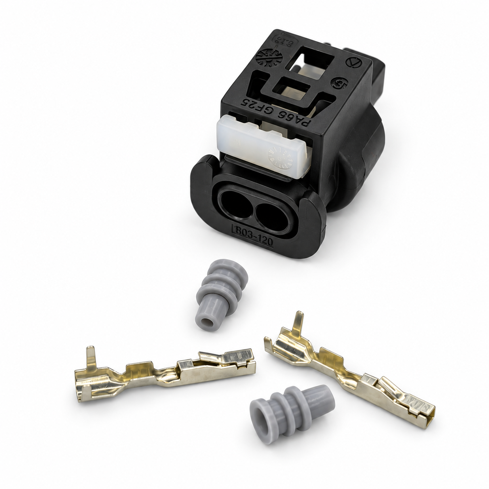 Fuel Pump Plug 2 Pin Connector 872-857-561 872-863-561 7543312-02 BMW Benz VW – E299-2pin – image 2