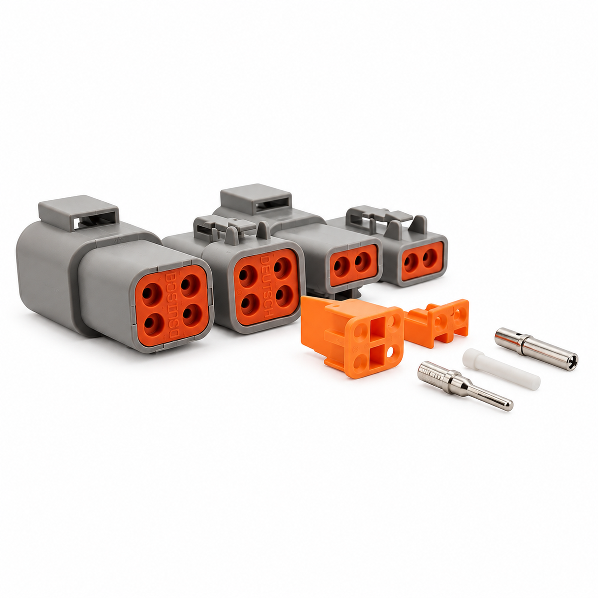 128pcs Deutsch DTP Series Multi Plug Waterproof Connector Box Set Kit 2 & 4 Pin – E2D/128pcsDTPkitF139 – image 2