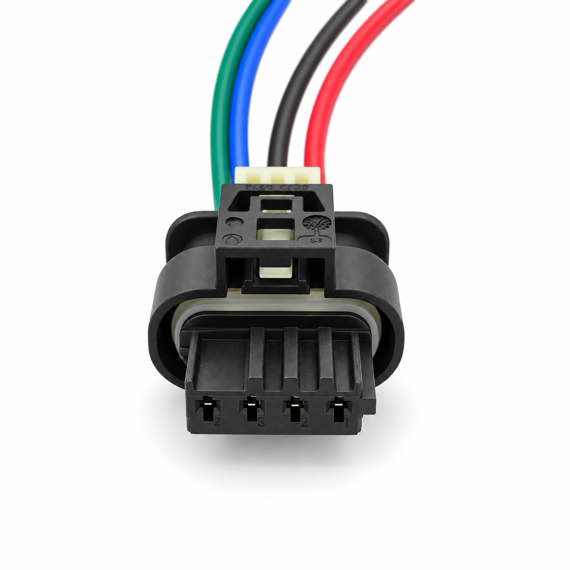 Radiator Shutter Plug 4 Pin Connector for BMW F30 F10 G30 G20 X1 X3 X5 Grill – E302-4pin-wired – image 1